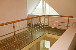 Ограждения из нержавеющей стали с тремя ригелями в Волгограде. Готовые проекты ПерилаГлавСнаб - фото 13