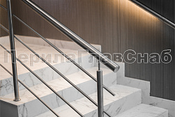 Четырёх и многоригельные перила и ограждения в Волгограде. Готовые проекты ПерилаГлавСнаб - фото 1