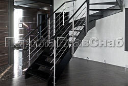 Четырёх и многоригельные перила и ограждения в Волгограде. Готовые проекты ПерилаГлавСнаб - фото 2