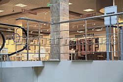 Ограждения из нержавеющей стали с тремя ригелями в Волгограде. Готовые проекты ПерилаГлавСнаб - фото 4