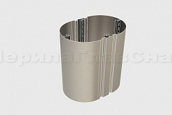 Облицовка колонн нержавеющей сталью в Волгограде. Готовые проекты ПерилаГлавСнаб - фото 1