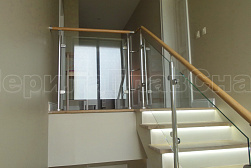 Перила и ограждения из нержавейки и дерева в Волгограде. Готовые проекты ПерилаГлавСнаб - фото 13