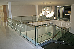 Стеклянные ограждения для торговых  и бизнес центров в Волгограде. Готовые проекты ПерилаГлавСнаб - фото 17