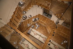 Стеклянные перила для винтовых лестниц в Волгограде. Готовые проекты ПерилаГлавСнаб - фото 3