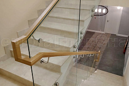 Перила и ограждения из нержавейки и дерева в Волгограде. Готовые проекты ПерилаГлавСнаб - фото 7