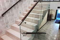 Перила и ограждения из нержавейки и дерева в Волгограде. Готовые проекты ПерилаГлавСнаб - фото 15