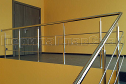 Ограждения из нержавеющей стали с тремя ригелями в Волгограде. Готовые проекты ПерилаГлавСнаб - фото 17