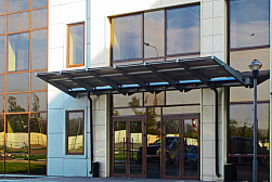 Консольные козырьки и навесы в Волгограде. Готовые проекты ПерилаГлавСнаб - фото 11