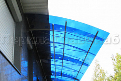 Консольные козырьки и навесы в Волгограде. Готовые проекты ПерилаГлавСнаб - фото 2