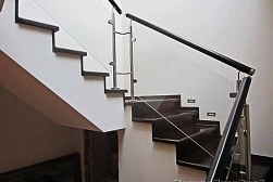 Перила и ограждения из нержавейки и дерева в Волгограде. Готовые проекты ПерилаГлавСнаб - фото 22