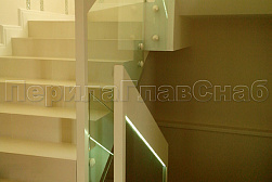 Цельностеклянные ограждения на несущем стекле в Волгограде. Готовые проекты ПерилаГлавСнаб - фото 30