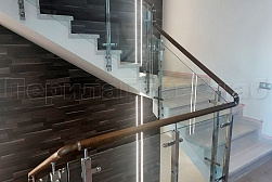 Стеклянные перила для колодезных лестниц в Волгограде. Готовые проекты ПерилаГлавСнаб - фото 3
