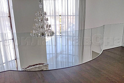 Стеклянные перила для атриумов в Волгограде. Готовые проекты ПерилаГлавСнаб - фото 2