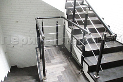 Перила и ограждения из нержавейки и дерева в Волгограде. Готовые проекты ПерилаГлавСнаб - фото 5