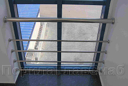 Ограждение на окна из нержавеющей стали в Волгограде. Готовые проекты ПерилаГлавСнаб - фото 2