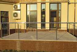 Ограждения и перила без ригелей из нержавеющей стали (без заполнения) в Волгограде. Готовые проекты ПерилаГлавСнаб - фото 10