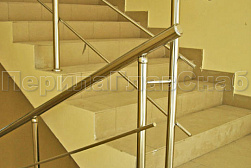 Перила и ограждения из нержавеющей стали с двумя ригелями в Волгограде. Готовые проекты ПерилаГлавСнаб - фото 10