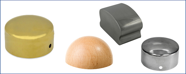  Заглушки для деревянного поручня в Волгограде. Комплектующие для лестничных ограждений и перил ПерилаГлавСнаб